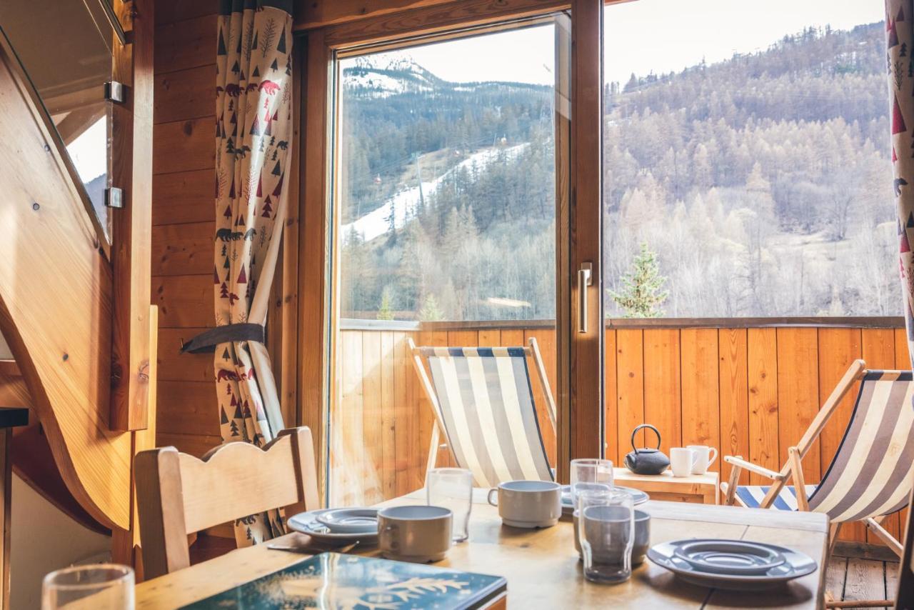 Le Serre D'Or, Grand Appartement Au Pied Des Pistes De Ski Saint-Chaffrey Exterior foto